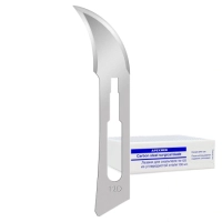 лезвие для скальпеля из углеродистой стали №12d, 100 шт, apexmed
