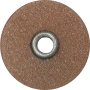 полир диск шлифовальный kagayaki roundflex средний т (корич) d 12.7мм  50шт (втулка металл)