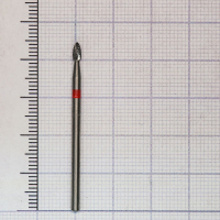 277140023 фреза твс - олива - 023 красный насечка крестообразная мелкая. мет. сплавы пластмасса   ho