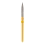 aufg249f012 бор алмазный fg - пламя заостренное - 012 желтый horico