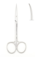 ножницы изогнутые по плоскости metzenbaum 11,5 см арт. 131-301-p, medenta
