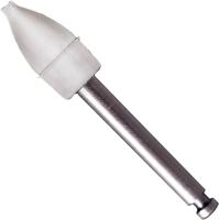 полир "kagayaki ensmart pin" - пуля белый (силикон) µ 125 - держатель из нержавеющей стали, 1 штука