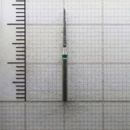 fg199g012 бор алмазный fg - конус закругленный - 012 зеленый horico