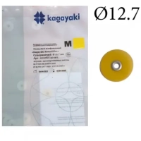 полир "kagayaki roundflex m" - диск шлифовальный (желтый), супермягкий, ø 12.7мм., 50шт