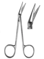 ножницы глазные угловые "angular" 115 мм (411) cornerstone