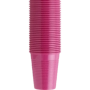 стаканы пластиковые, 100шт., фуксия, euronda