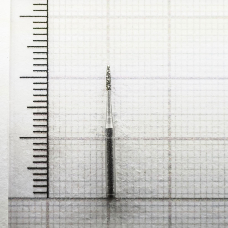 fg540010 бор алмазный fg - остроконечный - 010 серый horico