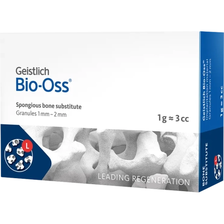 Био-Осс - губчатый костный заменитель, крупные гранулы, 1г., 1-2мм., Geistlich Pharma AG