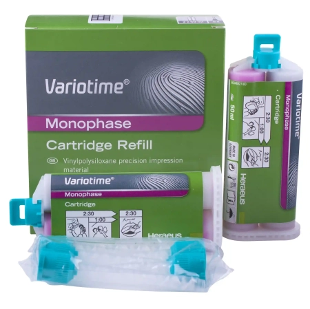 variotime monophase cartridge refill, 2х50мл., heraeus kulzer