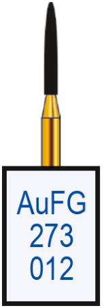 aufg273012 бор алмазный fg - пламя закругленное - 012 серый horico