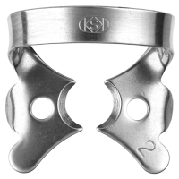 кламп для "раббердама" rubber dam clamp №2, dentech corporation