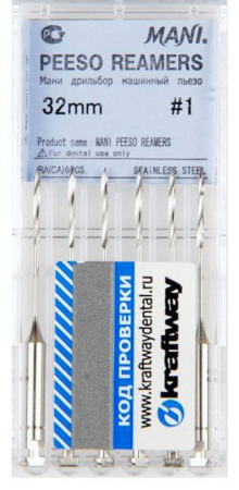 Peeso reamers MANI, 6шт, 32мм, №1