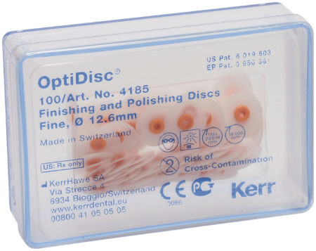 OptiDisc - полировочные диски 12.6 мм. fine 4185 Kerr