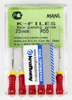 k-files 25 мм, №55, 6шт (mani)