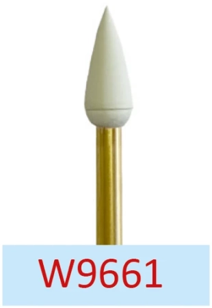 w9661 конус остроконечный - серый - для окончательной полировки композитов, horico