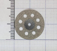 h350190 диск алмазный -  ø 19мм - двухсторонний алмазная крошка по краю, horico