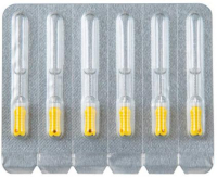 k-files (к-рашпили) pro-endo 21 мм, №20, 6шт., (vdw)