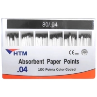 штифты бумажные 04 №80 (100 шт) htm dent