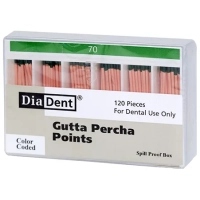 гуттаперчевые штифты - №70 - 120 штук, diadent