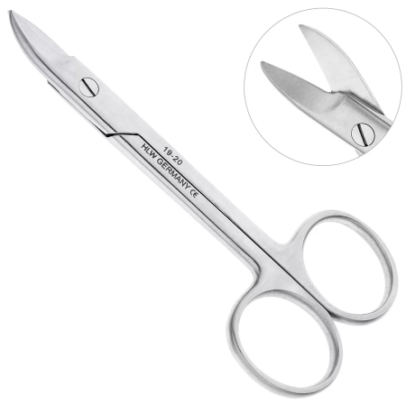 Ножницы коронковые изогнутые 10 см 19-20* HLW