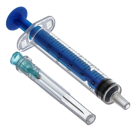 шприц стерильный одноразовый с иглой, medaim 2 мл.