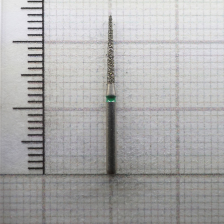 fg199g014 бор алмазный fg - конус закругленный - 014 зеленый horico