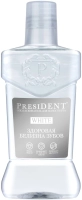 ополаскиватель для полости рта president® "white"  250 мл