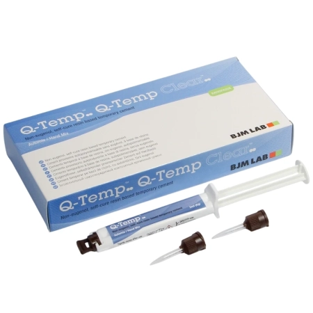 Q-Temp Auto Mix Intro Clear - композитный временный цемент прозрачный (шприц 5 мл) BJM LAB