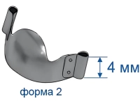 1.311(2). матрицы метал контурные с замковым фиксирующим устройством малые, 50мкм., 12шт., тор вм
