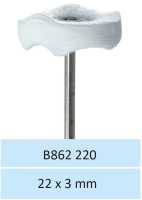 b862220 диск белый зеркальный блеск  хлопок размер 22мм*3мм horico