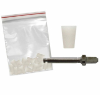 полир "kagayaki enforce" - чашка белый (уретан), µ 125 + мандрели: 2 - сталь, 6 - полимер, уп/50шт