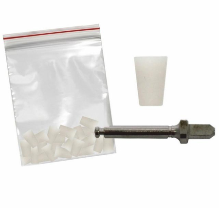 Полир "Kagayaki Enforce" - Чашка Белый (уретан), µ 125 + мандрели: 2 - сталь, 6 - полимер, уп/50шт