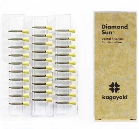 полир kagayaki diamond sun, уп/30шт (kagayaki) чашки желтые экстрамелкая (10)