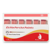 гуттаперчевые штифты, 120шт., №55, sure-endo