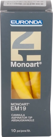 наконечники для пылесосов (em19) monoart - жёлтый, ø=16мм., l=114мм., 10штук/уп., euronda