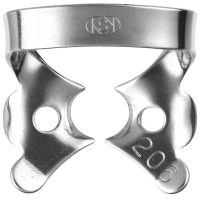 кламп для "раббердама" № 206 rubber dam clamp, dentech corporation
