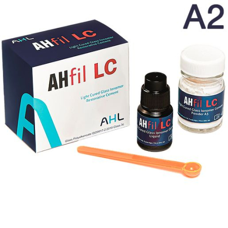 AHfil LC - цемент стеклоимномерный, цвет: А2 (15г + 6мл), AHL