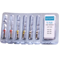tc-files gold - файлы машинные 21 мм набор 6 шт (15/03, 20/04, 25/04 - по 2 шт) stea