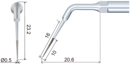 насадка ed15d к скайлеру, эндодонтическая (подходит к dte, satelec, nsk), woodpecker