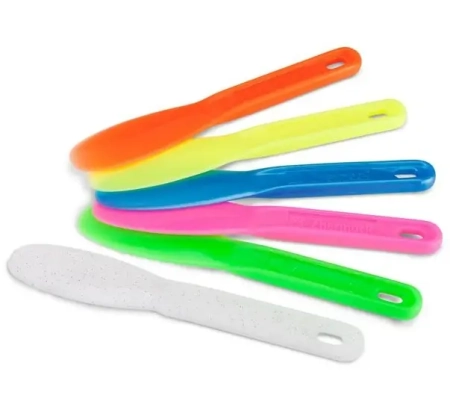 шпатели пластиковые для альгинатов разноцветные, набор 6шт., zhermack