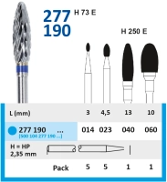 277190014 фреза твс - олива - 014 синий насечка крестообразная станд. мет. сплавы пластмасса гипс ho