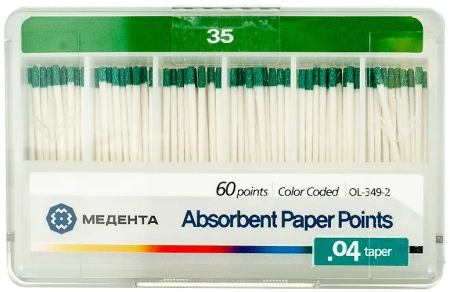 Бумажные штифты 04 №35 60шт/уп.(МЕТА)