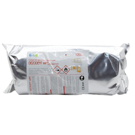 Салфетки "DEZODENT WIPE", сменный блок: 120шт., Dezodent (ТК=12шт)