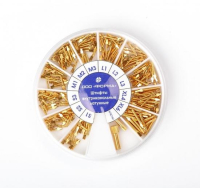 штифты внутриканальные латунные (форма) 242 шт.