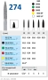 fg274g016 бор алмазный fg - пламя закругленное - 016 зеленый horico