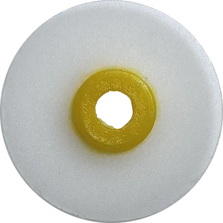 полир диск шлифовальный "kagayaki roundflex" супермягкий (жёлтый) d=12.6мм - 100шт (без дискодерж)