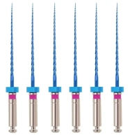 multitaper files blue 25мм, wp 21, размер 04-10, стерильные машинные файлы (6 шт) eurofile