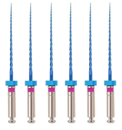 MultiTaper Files Blue 25мм, WP 21, размер 04-10, стерильные машинные файлы (6 шт) Eurofile