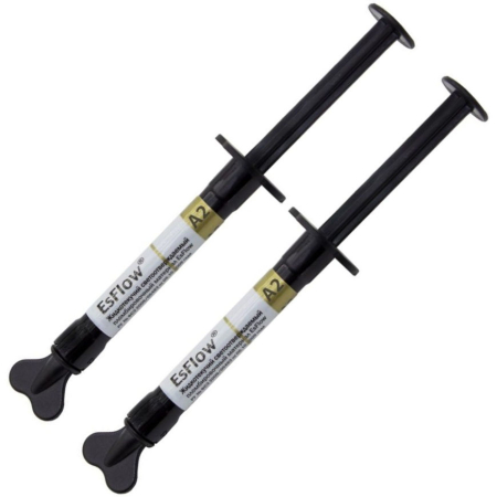 esflow - жидкотекучий композит светового отверждения (spident) a2