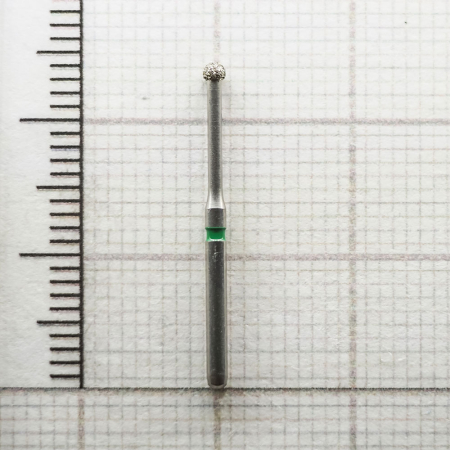 fg697g018 бор алмазный fg - шар хирургическая длина - 018 зеленый, horico